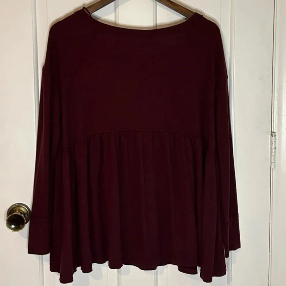 Free People “Forever Your Girl” Babydoll Top - Size Small (Oversized) - Picture 12 of 13